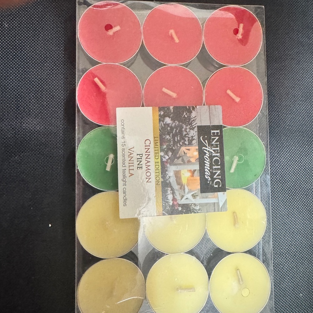 Enticing Aromas Cinnamon Vanilla Tealight Candles